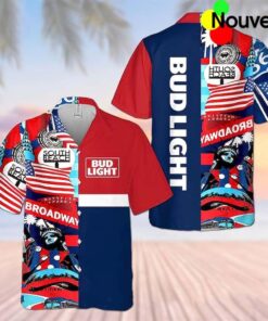 Independence Daybud Light Hawaiian Shirt Outfit For Men