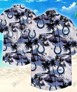 Indianapolis Coconut Tree Colts Hawaiian Shirt For Men Women