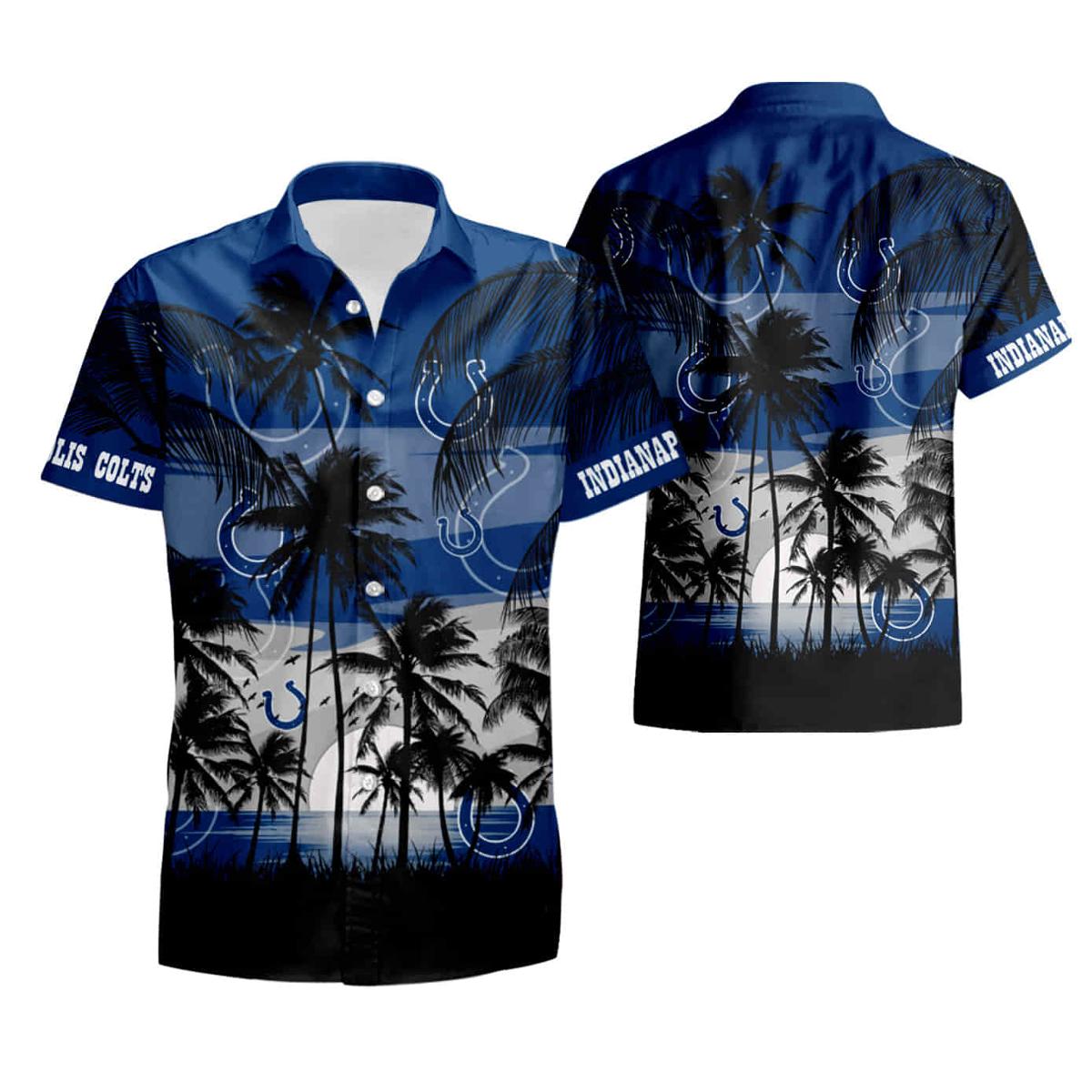 Men’s Reyn Spooner Royal Indianapolis Colts Hawaiian Shirt