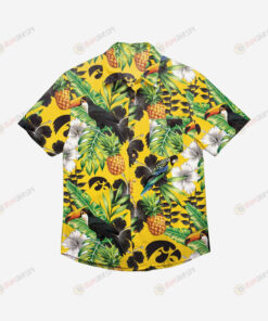 Iowa Hawkeyes Tropical Short Sleeve Aloha Hawaiian Shirts For Men Women Kids