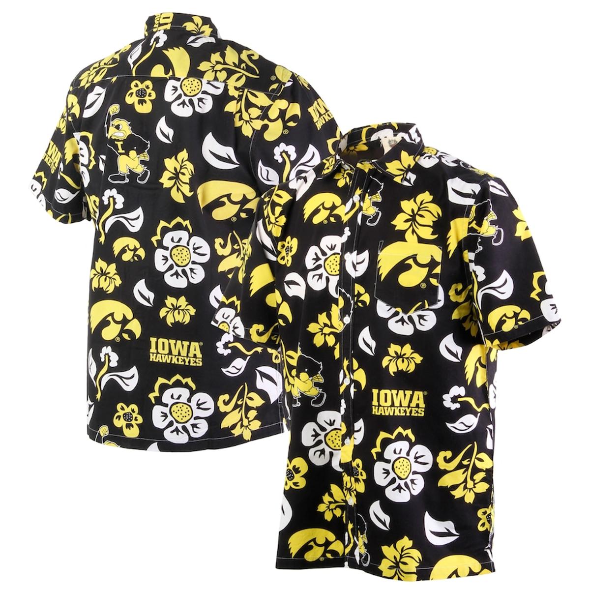 Iowa Hawkeyes Football Print Hawaiian Shirt For Fans