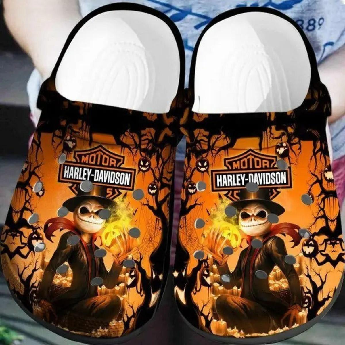 Motorcycle Harley Crocs For Fans