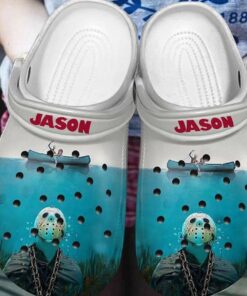 Jason Vooheers Jaws Shark Movies Rubber Crocs For Fans