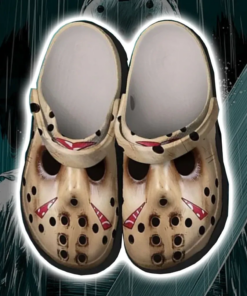 Horror Halloween Creepy Its Friday Funny Jason Voorhees Crocs