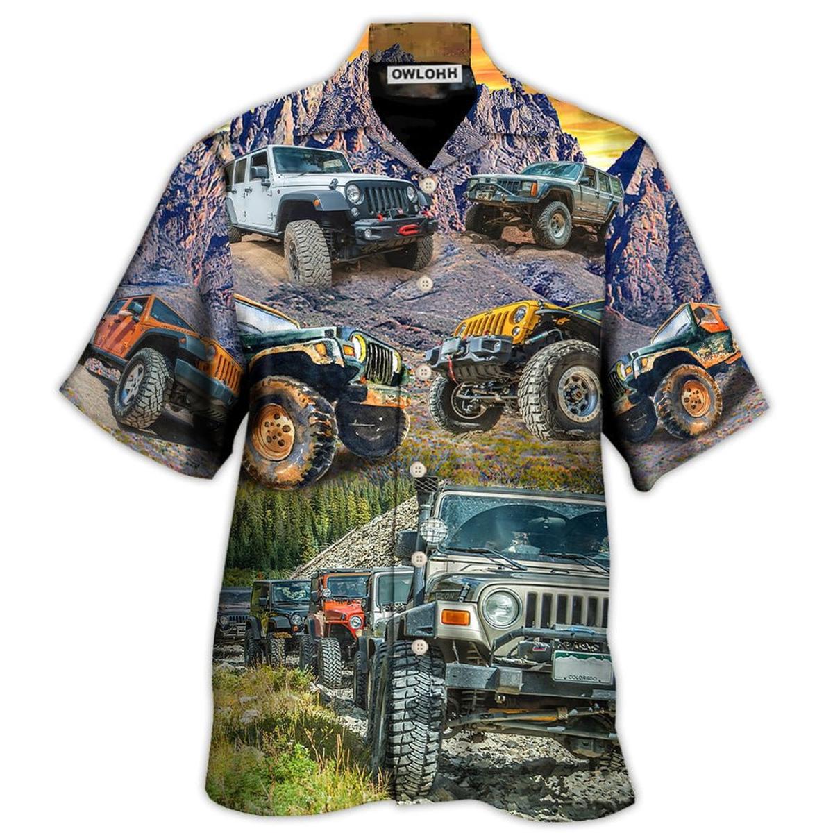 Amazing Jeep On Beach Summer Vacation Hawaiian Shirt Gift