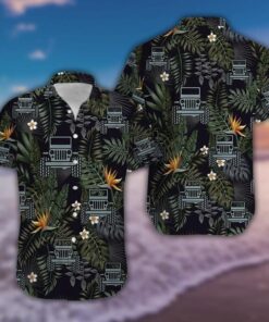 Jeep Tropical Green Hawaiian Shirt For Fans