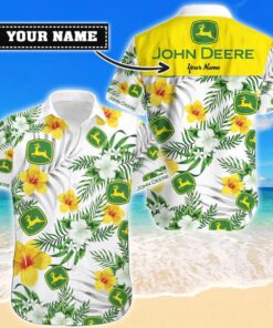 John Deer Customized Hawaiian Aloha Shirt Gift