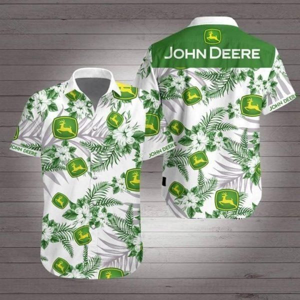 John Deere Hawaiian Shirt Summer Gift