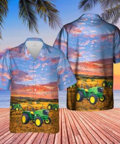 San Francisco John Deere Hawaiian Shirt Outfit For Men