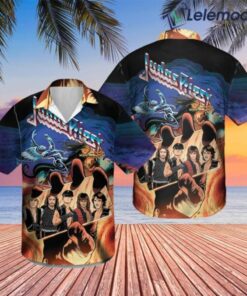 Killing Machine Album Judas Priest Hawaiian Shirt Outfit For Men