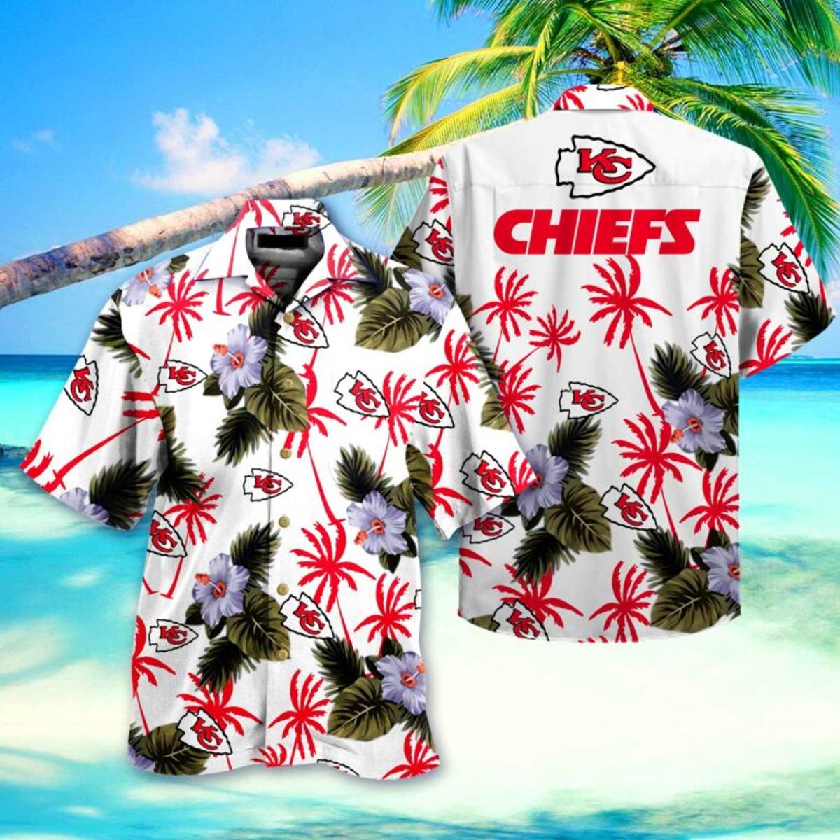 Kansas City Tropical Chiefs Hawaiian Shirt For Men Women