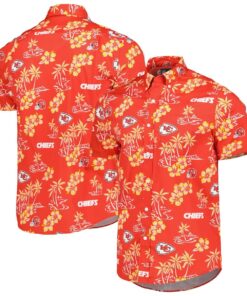 Kansas City Chiefs Reyn Spooner Red Kekai Hawaiian Shirt