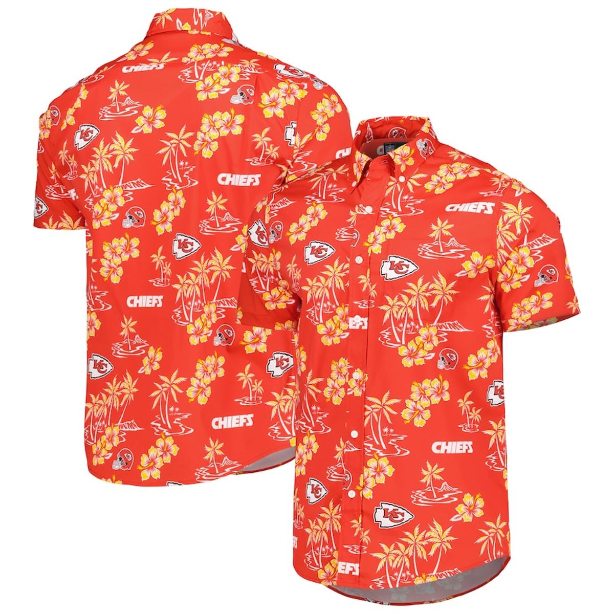 Kansas City Chiefs Tropical Hawaiian Shirt Summer Gift