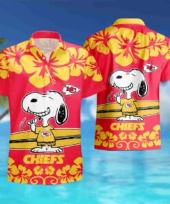 Kansas City Chiefs Snoopy Hawaiian Shirt For Men Women