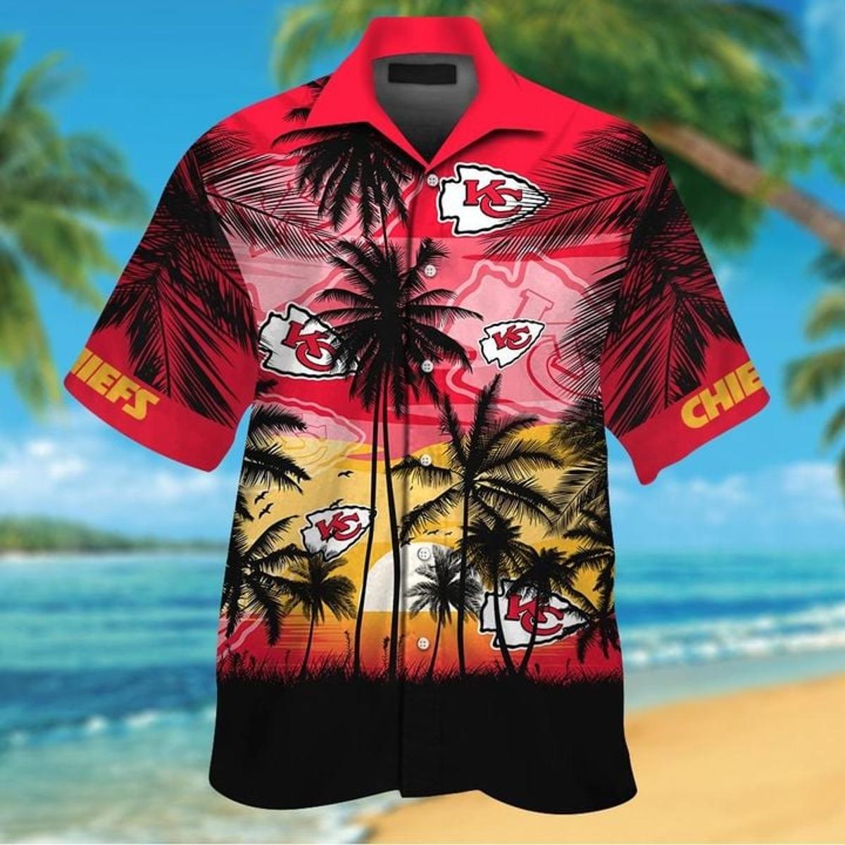 Kansas City Chiefs Tropical Shirt Gift For Fans