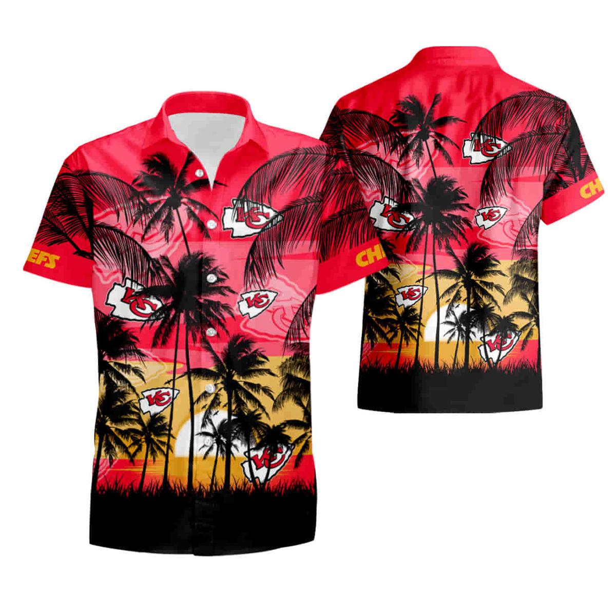 Kansas City Chiefs Weed Red Hawaiian Shirt Gift Idea