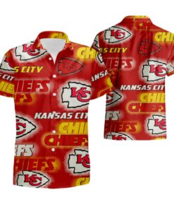 Kc Chiefs Short Sleeve Hawaiian Shirt Gift For Fans