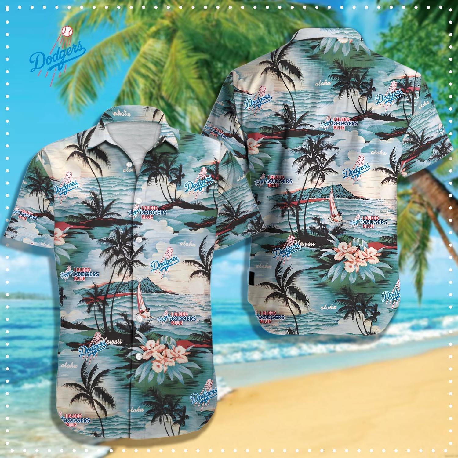 La Dodgers Hawaiian Shirt Outfit For Men