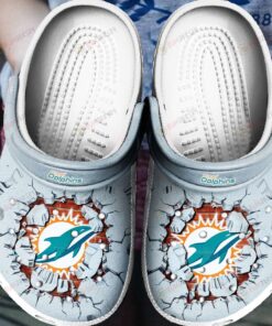 Football Miami Dolphin Crocs For Men Women