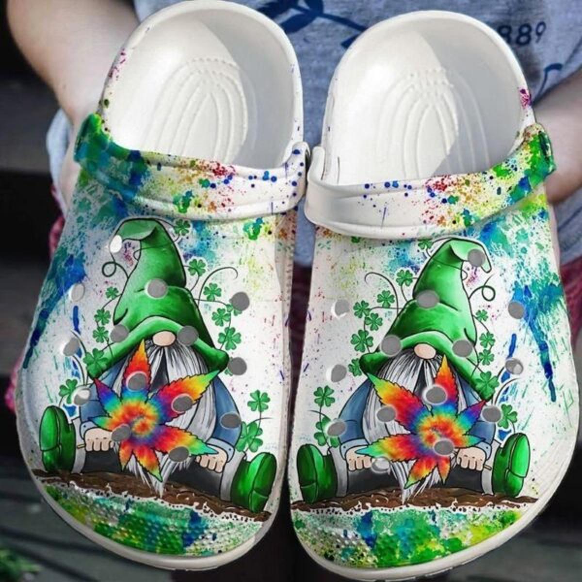 Hippie Crocs Comfortable For Women Men Boho Girl