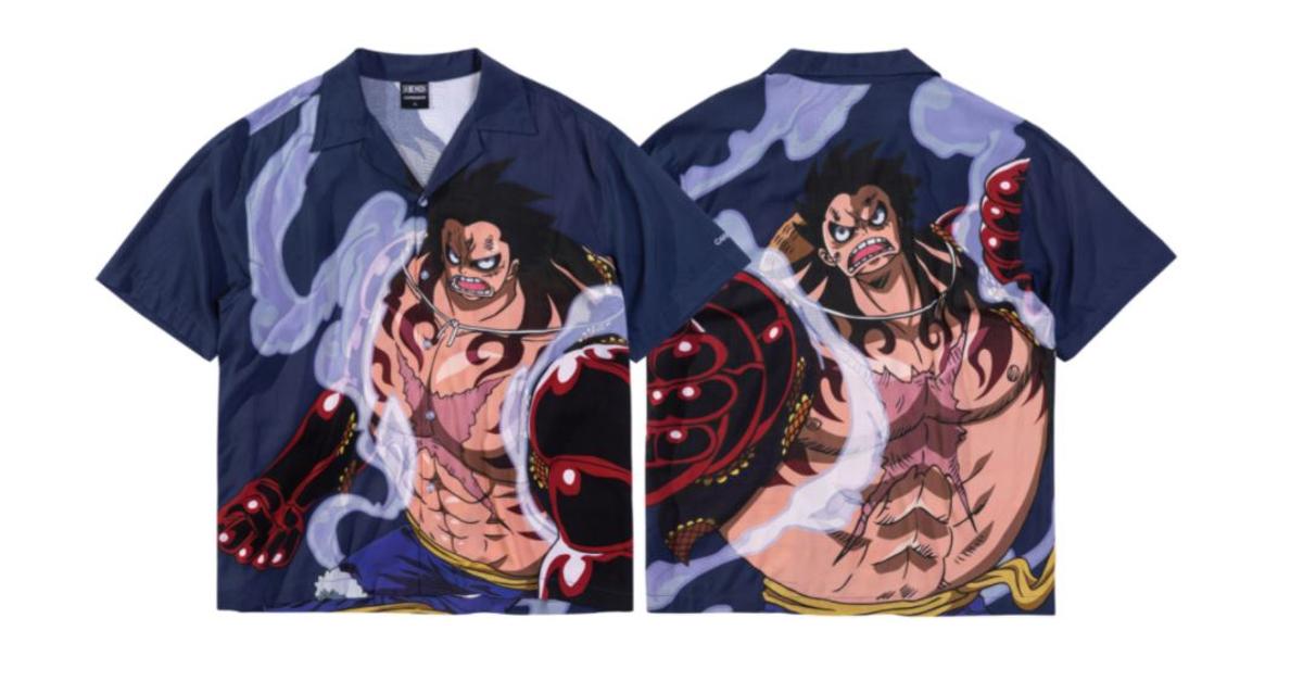 Anime One Piece Luffy Hawaiian Shirt Gift For Fans