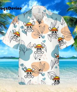 Anime One Piece Luffy Hawaiian Shirt Gift For Fans