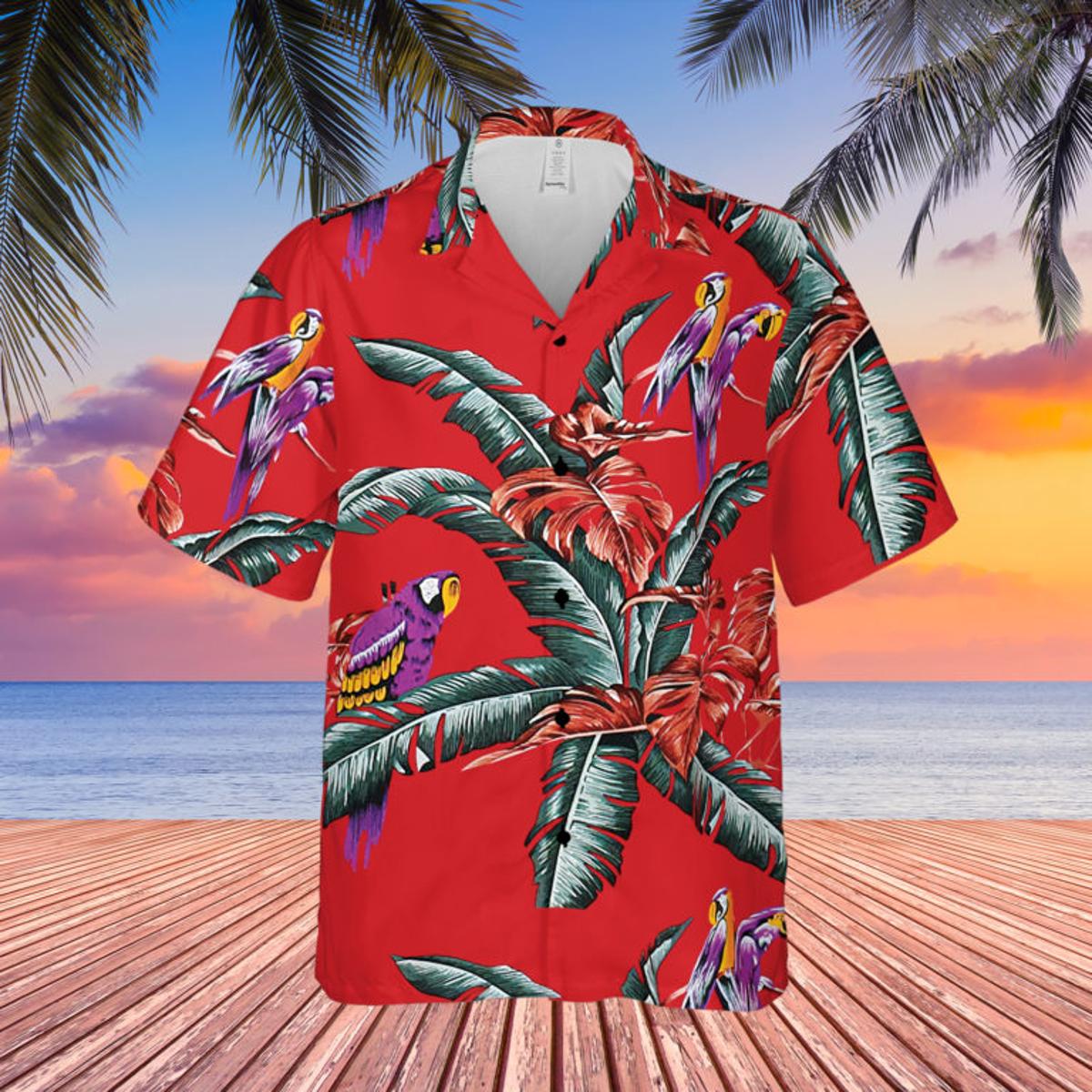 Love Nature Macaw Hawaiian Shirt Size Fron S To 5xl