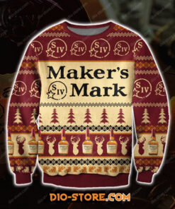 Maker’s Mark Whiskey Christmas Sweater For Men And Women