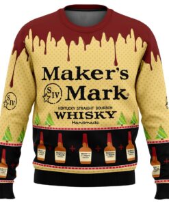 Jim Beam 3d Print Bourbon Ugly Christmas Sweater Gift For Fans