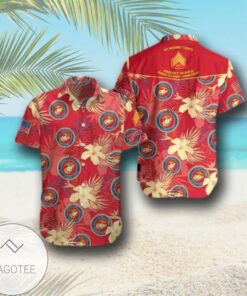 Marine Corps Hawaiian Hawaiian Casual Shirt