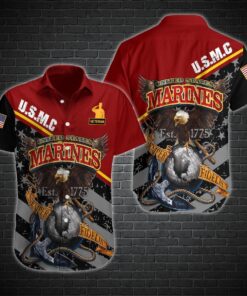 Marine Corps Semper Fidelis Hawaiian Shirts Gift