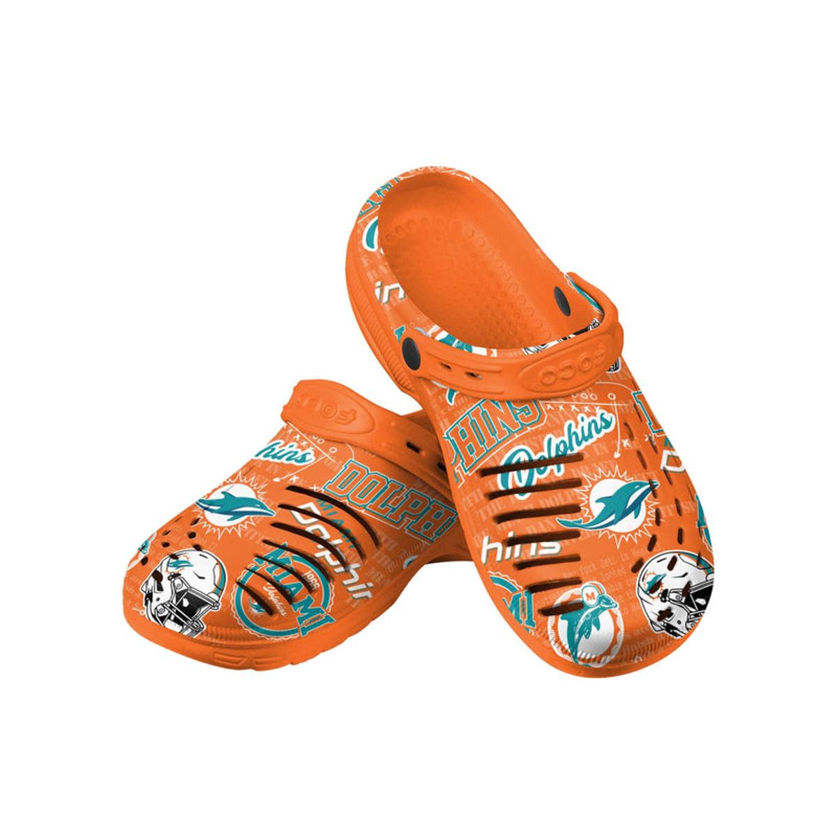 Miami Dolphin Crocs Funny For Fans