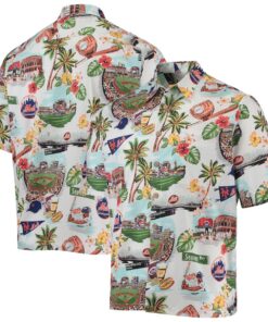 Vintage Mlb New York Mets Hawaiian Shirt Outfit For Men