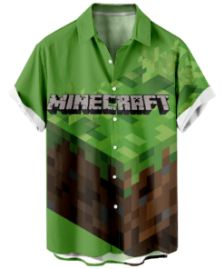 The Nether Hawaiian Shirt Minecraft Skin For Men Women