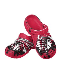 Mens Tie-dye Clog With Strap Atlanta Falcons Crocs