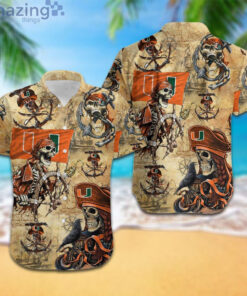 Miami Hurricanes Hawaiian Shirt Gifts Idea