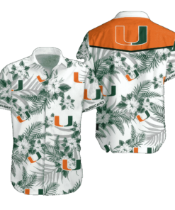 Miami Hurricanes Hawaiian Shirt Gifts Idea