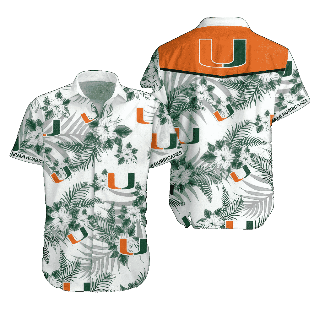 Dolphins Summer Miami Hurricanes Hawaiian Shirt Gifts Idea