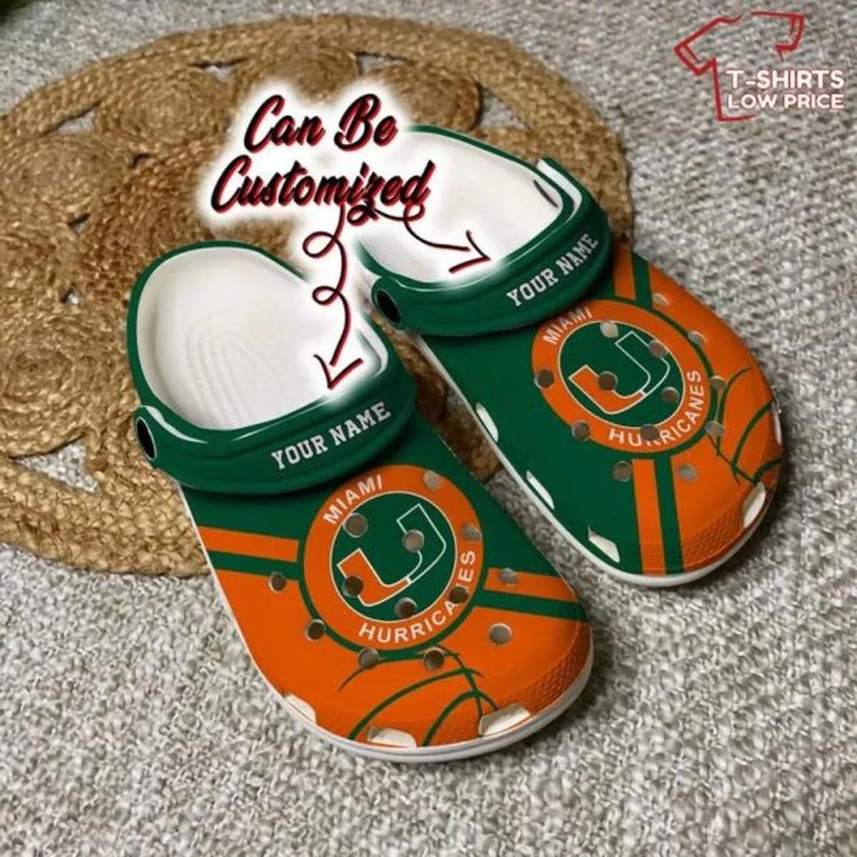 Miami Hurricanes Crocs For Men And Women