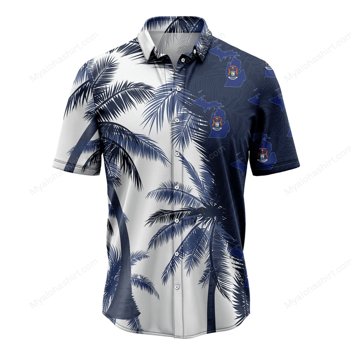 Michigan Wolverines Hawaiian Shirt Set For Men Women Kids