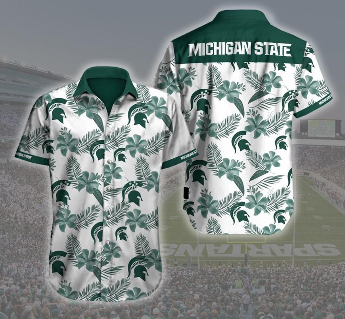 Michigan State Spartans Hawaiian Shirt