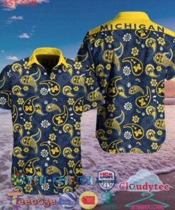 Michigan Wolverines Hawaiian Shirt For Men Women