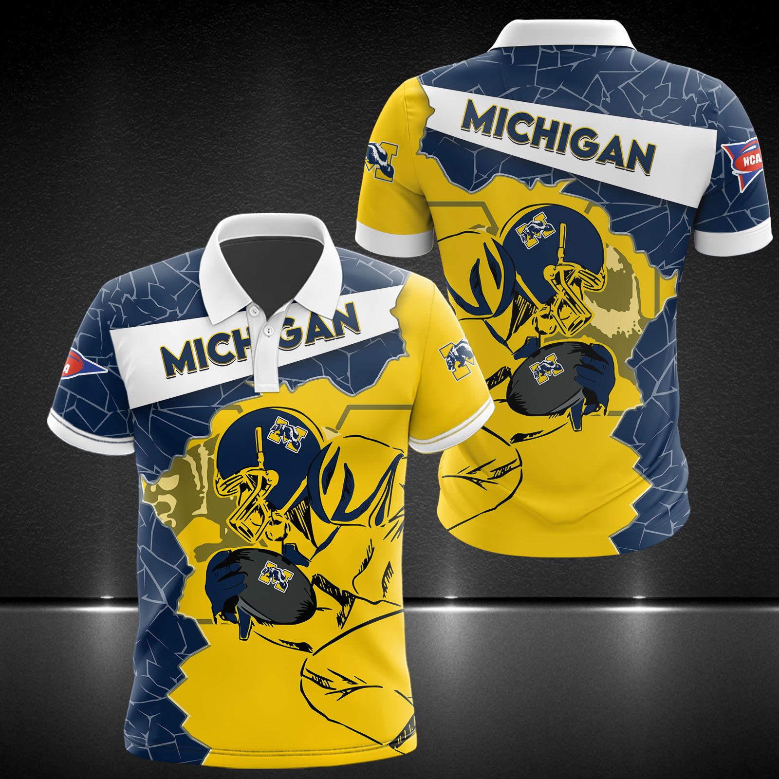 Samoan Michigan Wolverines Hawaiian Shirt For Men Women