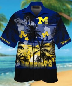 Michigan Wolverines Hawaiian Shirt For Men Women Kids