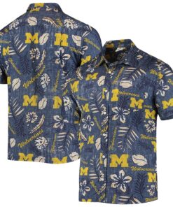 Personalized Snoopy Surfing Michigan Wolverines Hawaiian Shirt Gifts Idea