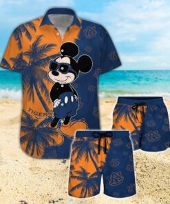 Mickey Mouse Auburn Tigers Hawaiian Shirt Gifts Idea