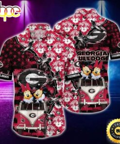 Parrot Georgia Bulldogs Uga Hawaiian Shirt For Men Women