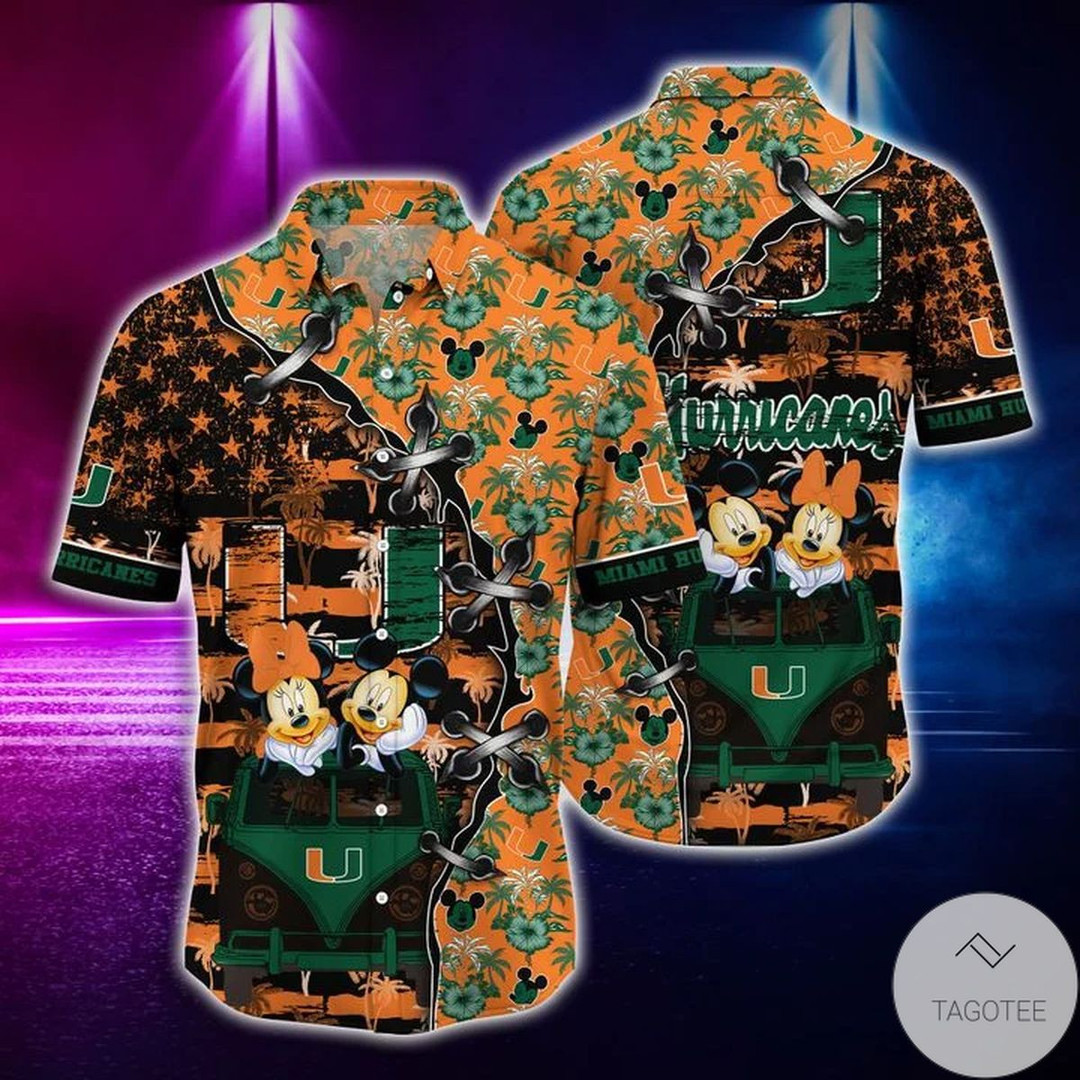 Dolphins Summer Miami Hurricanes Hawaiian Shirt Gifts Idea