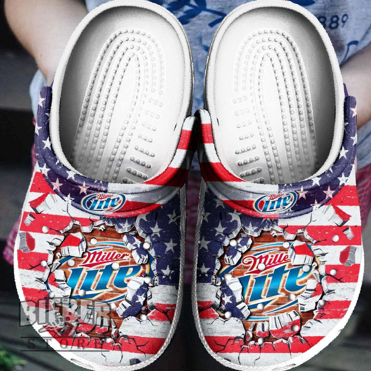 Summer Miller Lite Crocs For Fans