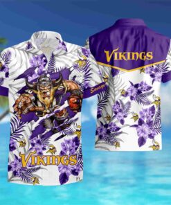 Minnesota Vikings Hawaiian Shirt Size Fron S To 5xl